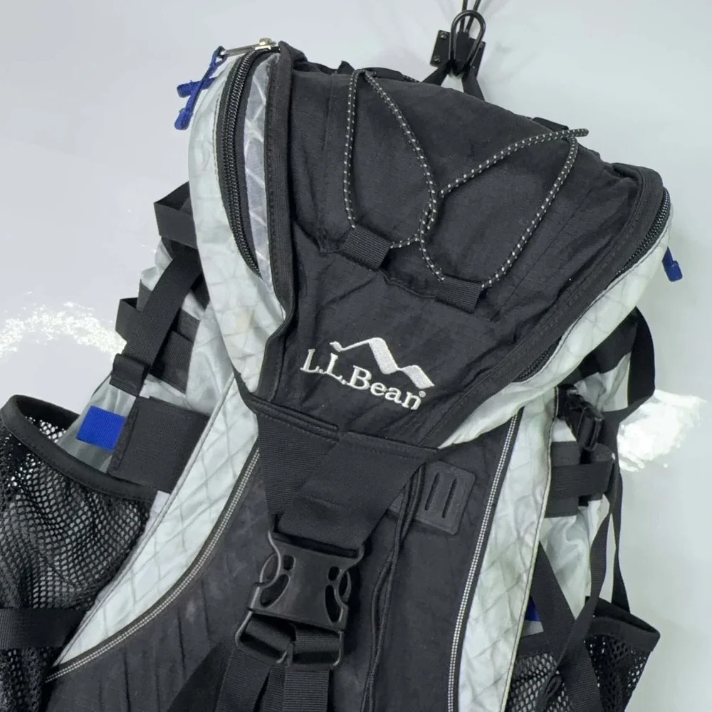 L.L.Bean Bigelow H2O 35L Hiking Backpack Large Internal Frame Black Gray Hike